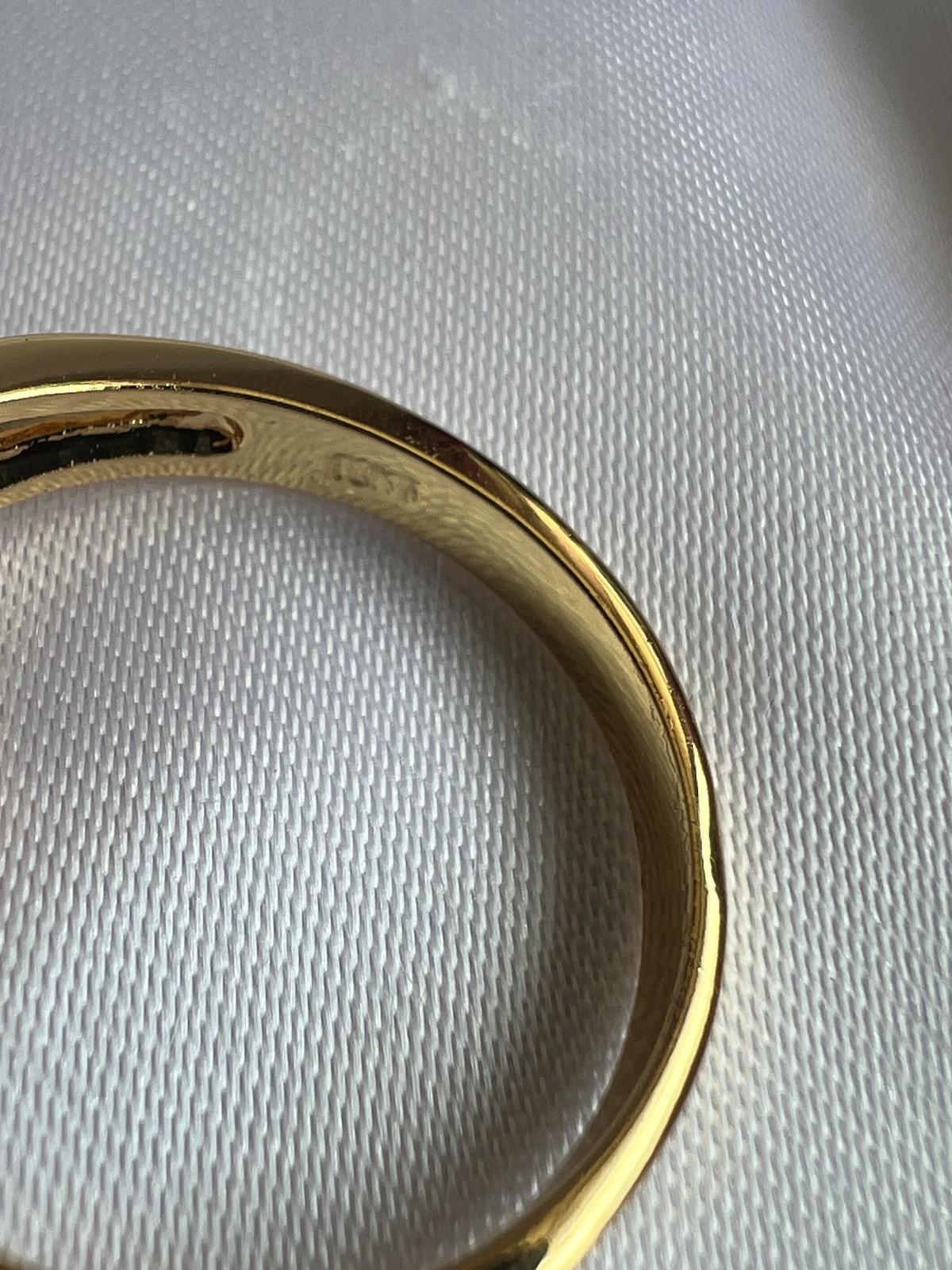 Size 8 Heart Ring Gold Filled Stamped 10kt Ring