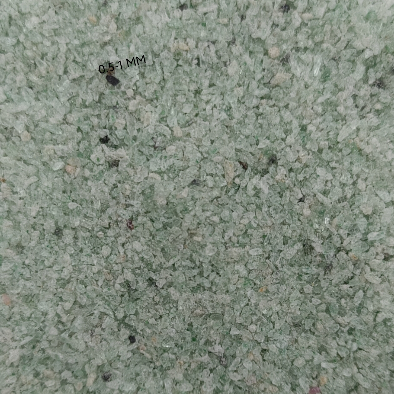 Crushed Green Strawberry Quartz Coarse Inlay Woodworking, Stone Healing Powder