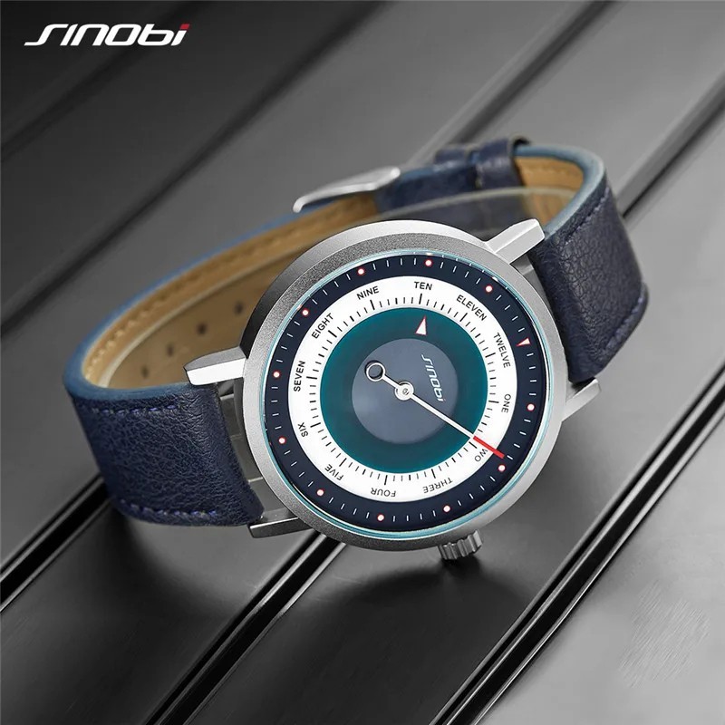 SINOBI Men’s Military Sports Watch Casual Waterproof Luminous Quartz Wristwatch