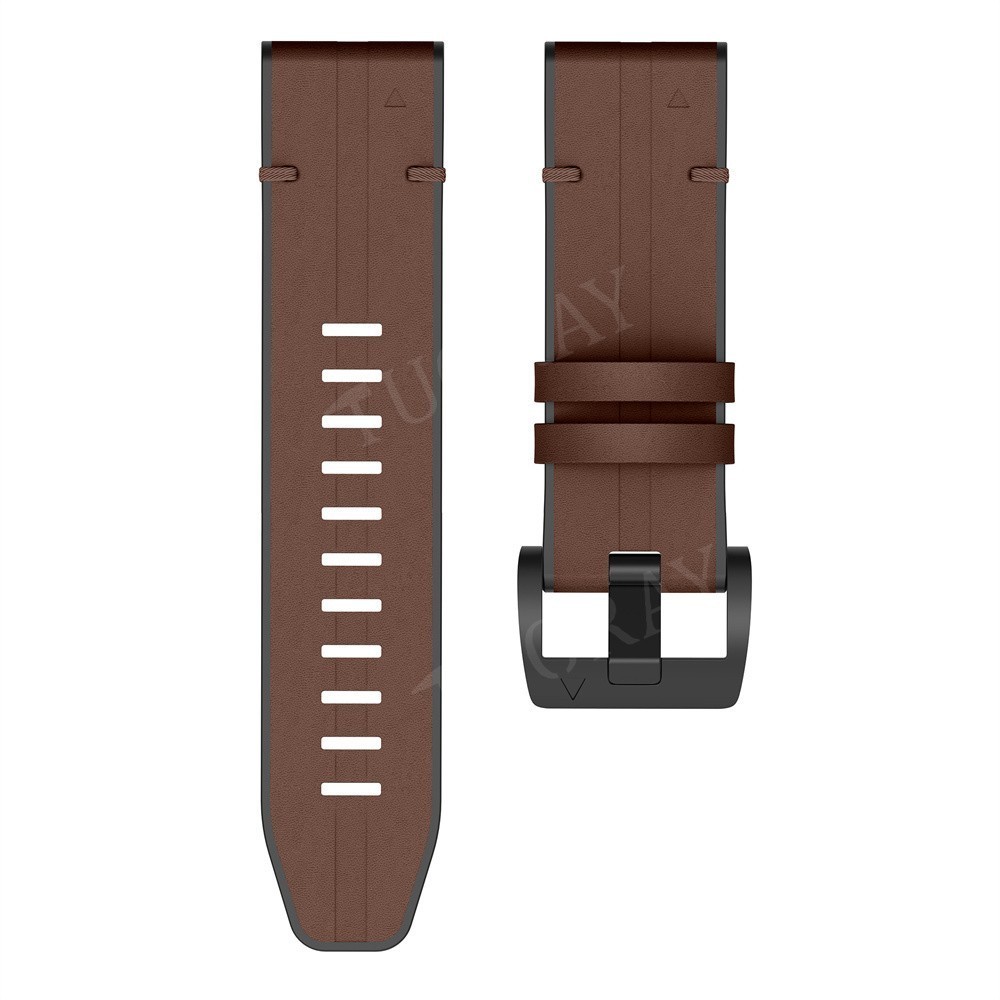 Silicone Leather Band Strap For Garmin Watch Fenix 8 E 7X 7 6X 6 5 5X Enduro 3 2