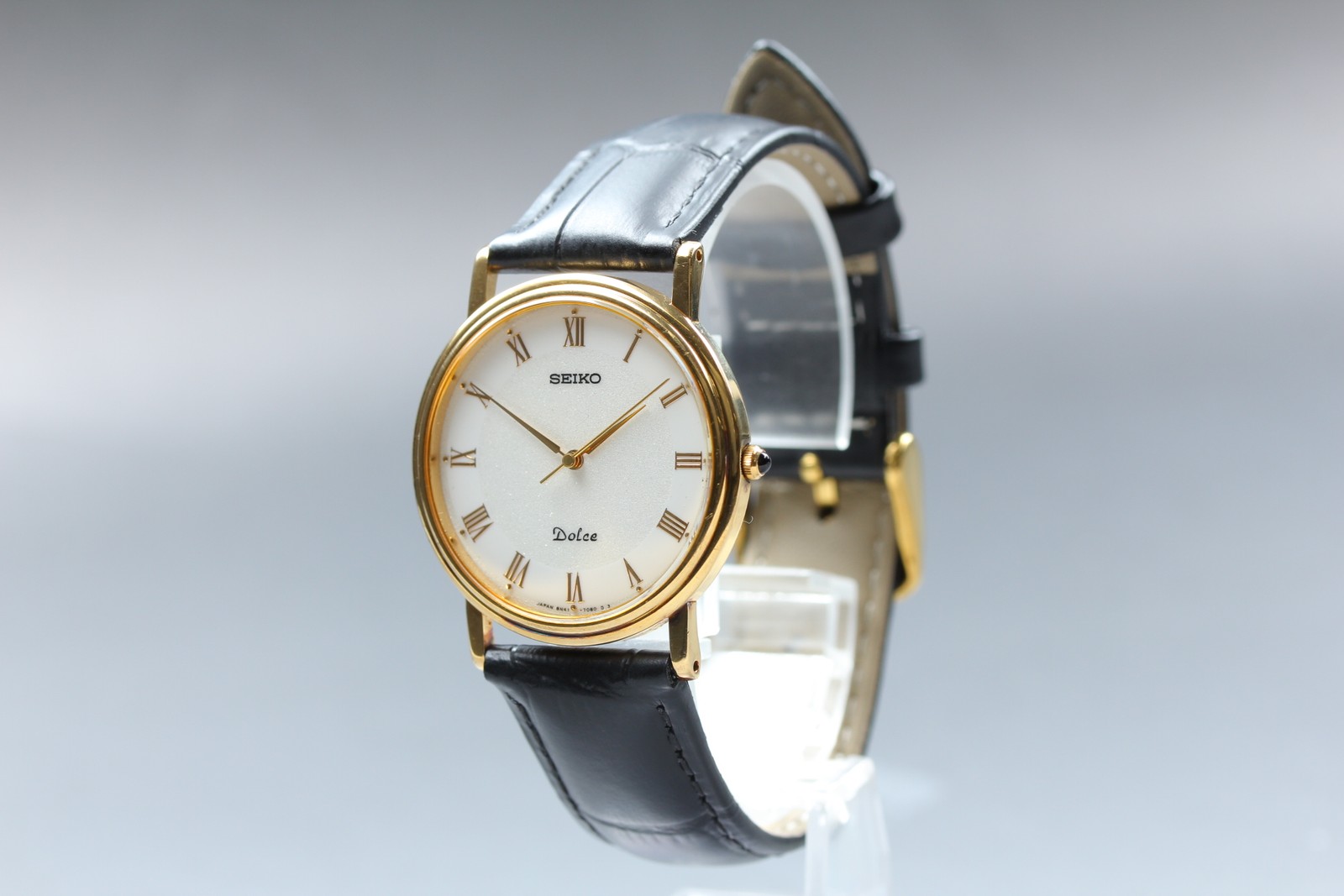 [Near MINT] SEIKO Dolce 8N41-7030 32mm White Dial Quartz Men’s Vintage Watch