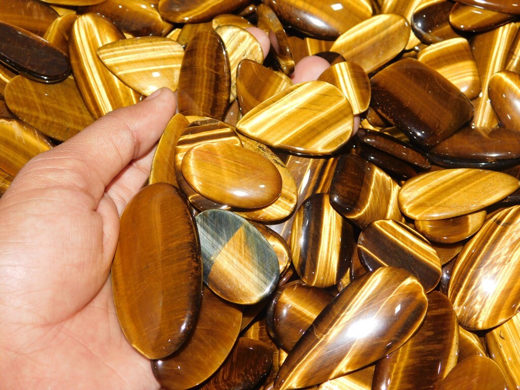 Natural Tiger Eye Lot handmade Stone Loose Gemstone Tiger Eye Wholesale Lot