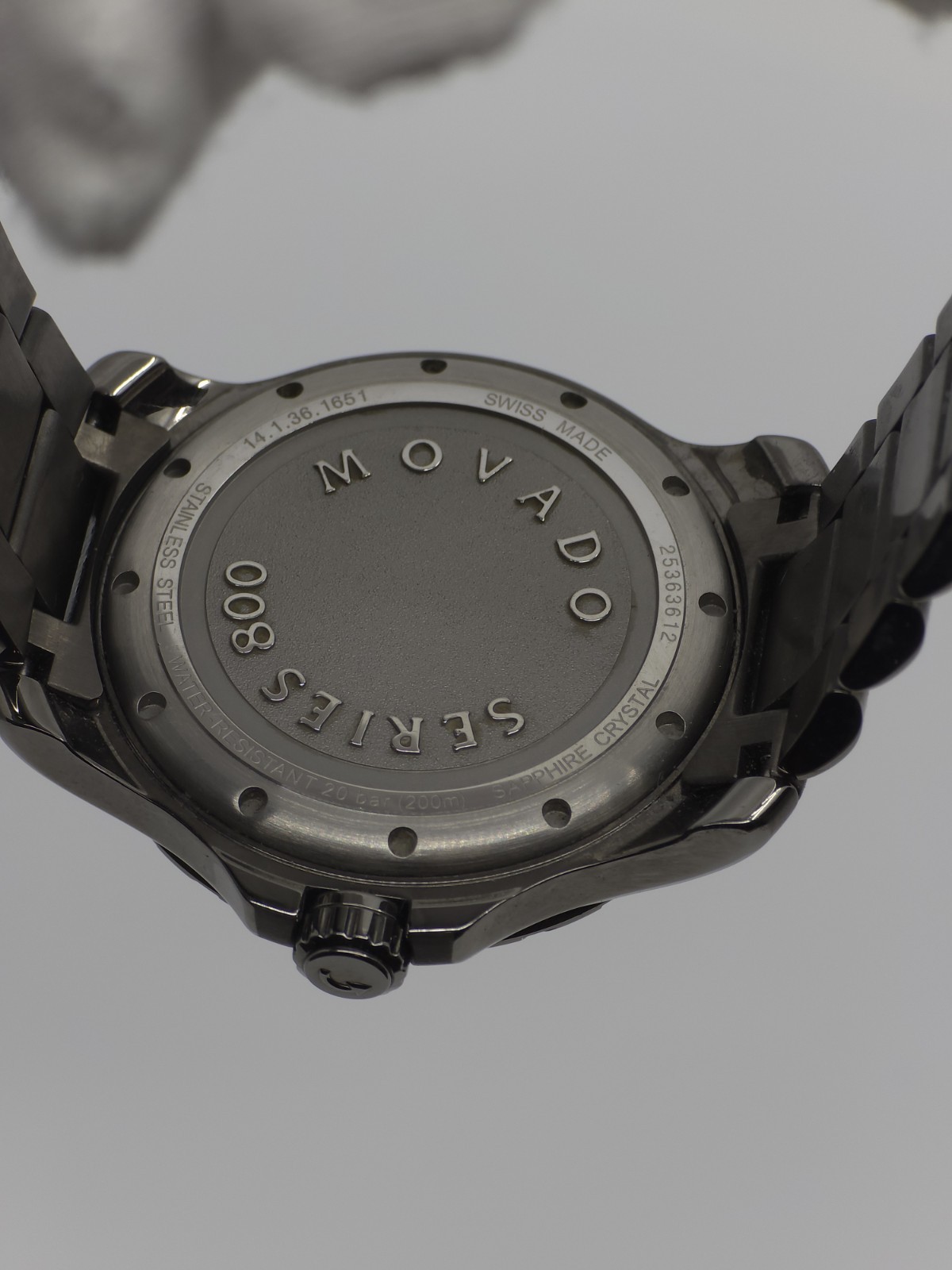 Movado • Series 800 • Swiss Made • Blue Dial • Stainless Steel • Men’s Watch