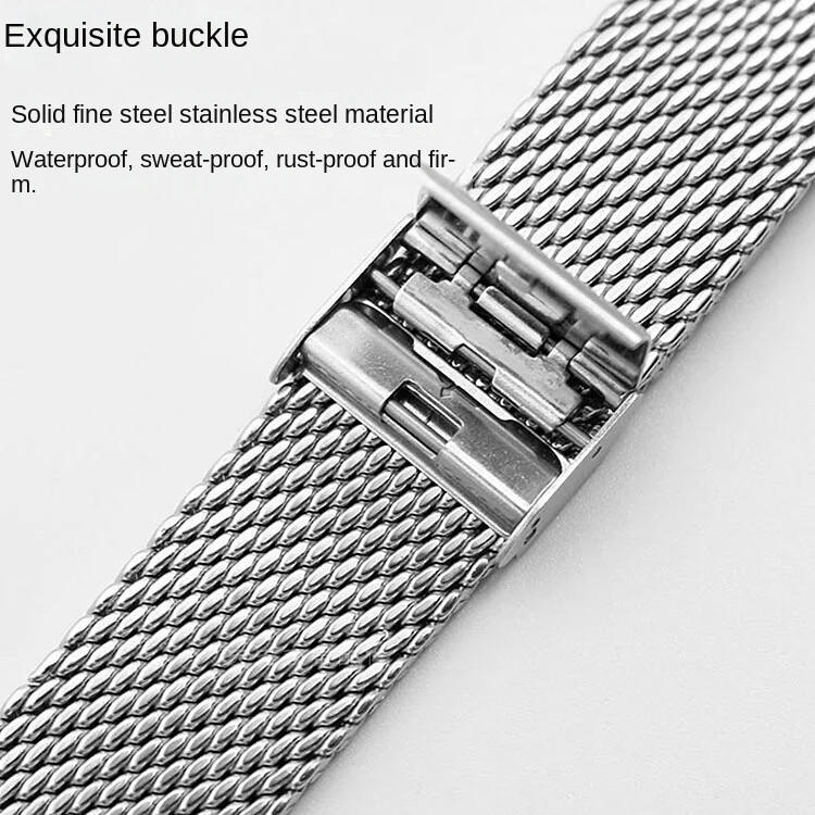 Rugged Stainless Steel Milanese premium Mesh Watch Strap Bracelet 18/20/22/24mm