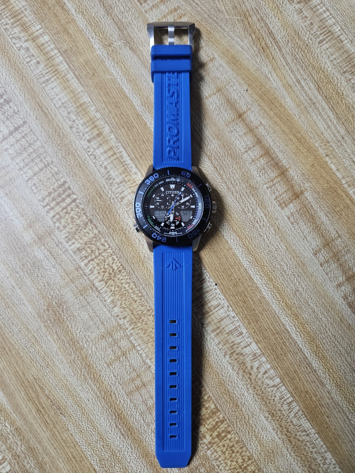 Citizen Eco-Drive Promaster 49mm Analog/Digital 200m Blue Rubber Bezel
