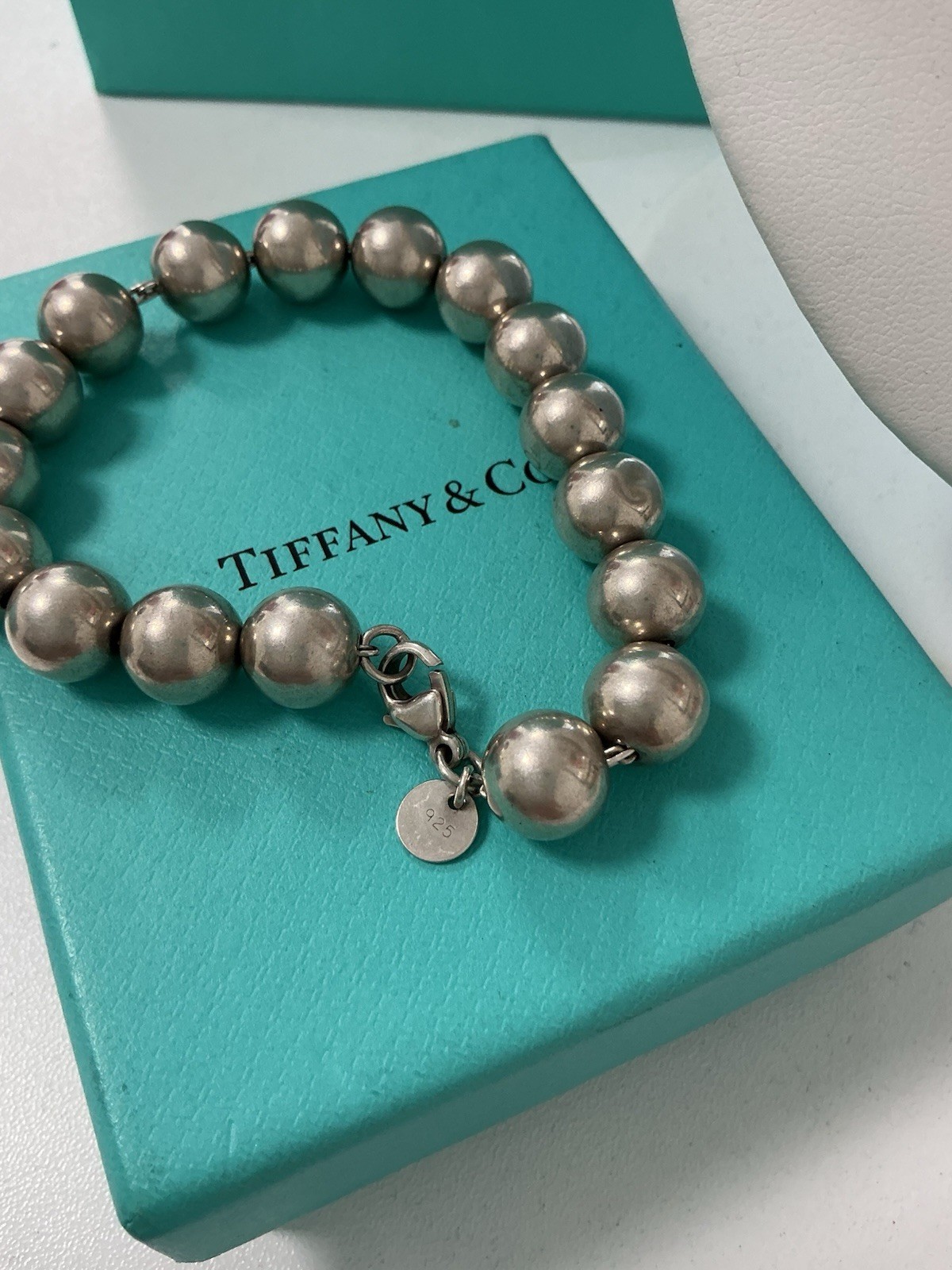 Tiffany & Co. Graduated Bead Bracelet & Earrings