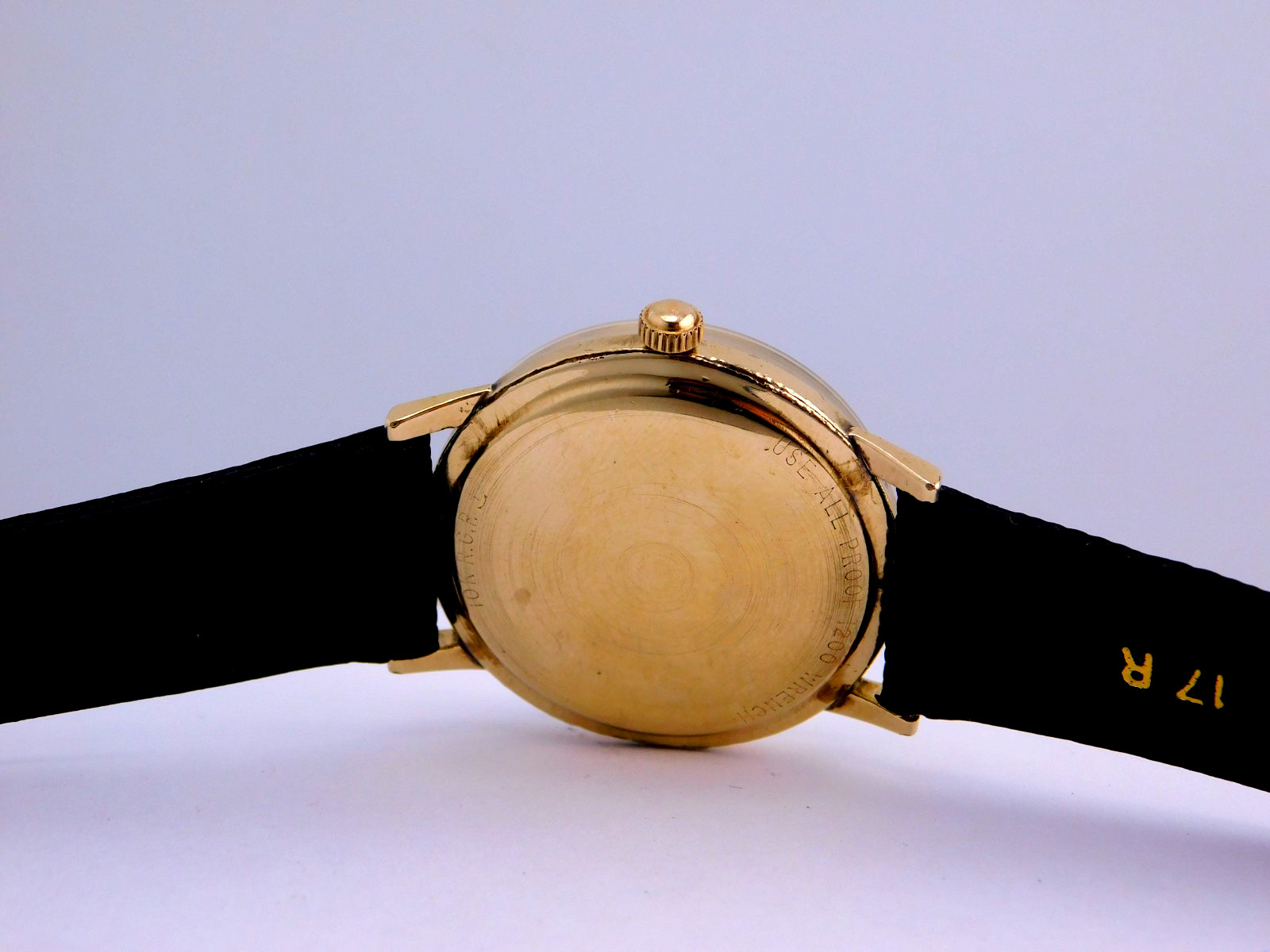 VINTAGE WITTNAUER 17J REF.5000 PATINA DIAL MENS WRISTWATCH SERVICED C.1950s