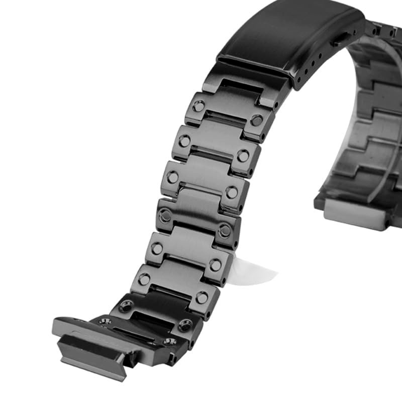 Stainless Steel Case Mod Kit for G-Shock DW5600, Bezel & Strap Bracelet Upgrade