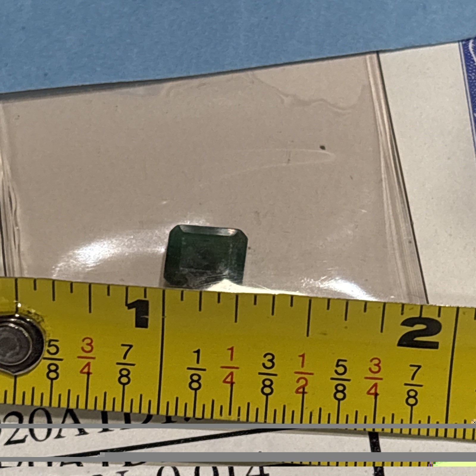 Natural Loose Emerald Cut Genuine Emerald 1.37 Carat Gem Gemstone