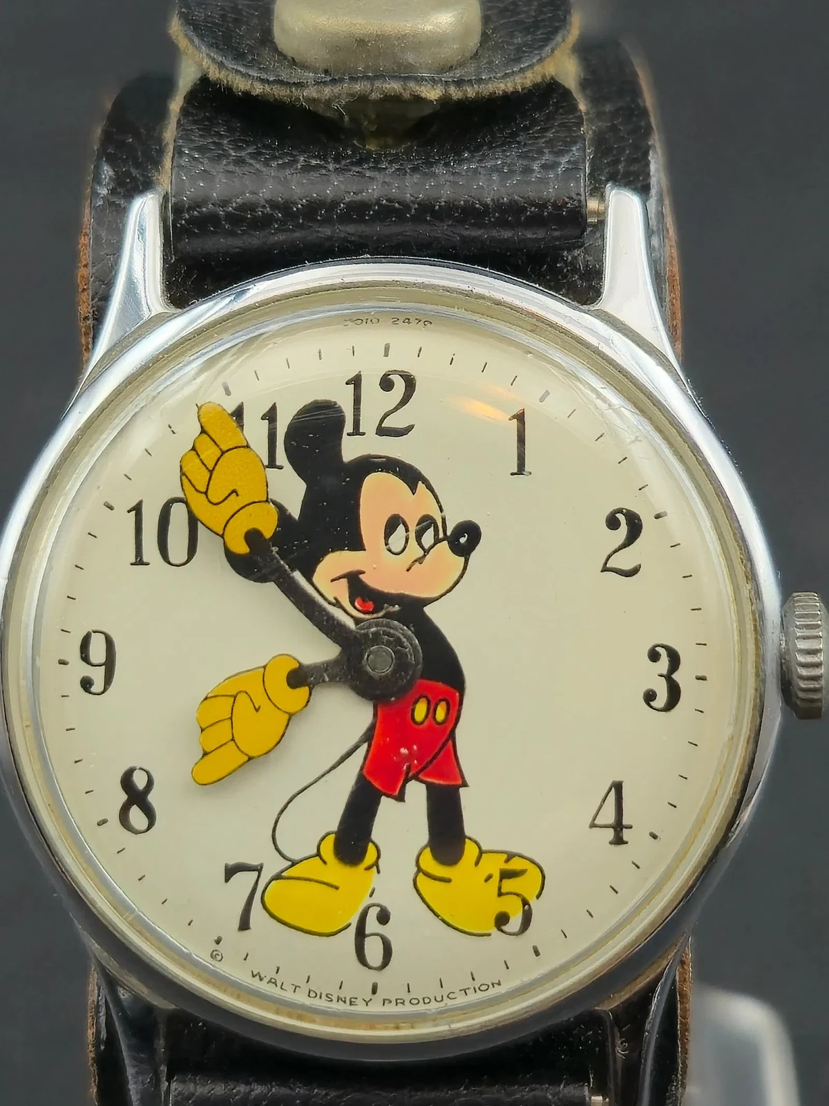Full Set Vintage Ingersoll Mickey Mouse Fun Timer wristwatch 30101 IOB w/ Papers