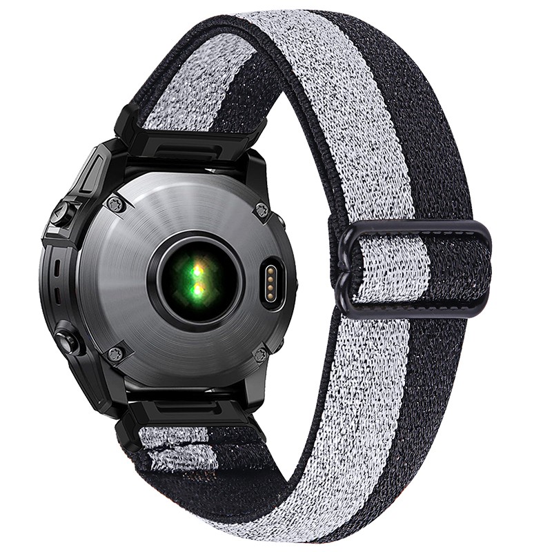 26MM Woven Nylon Elastic Strap Band For Garmin Fenix 7X/6X/5X/3 Pro instinct 2x