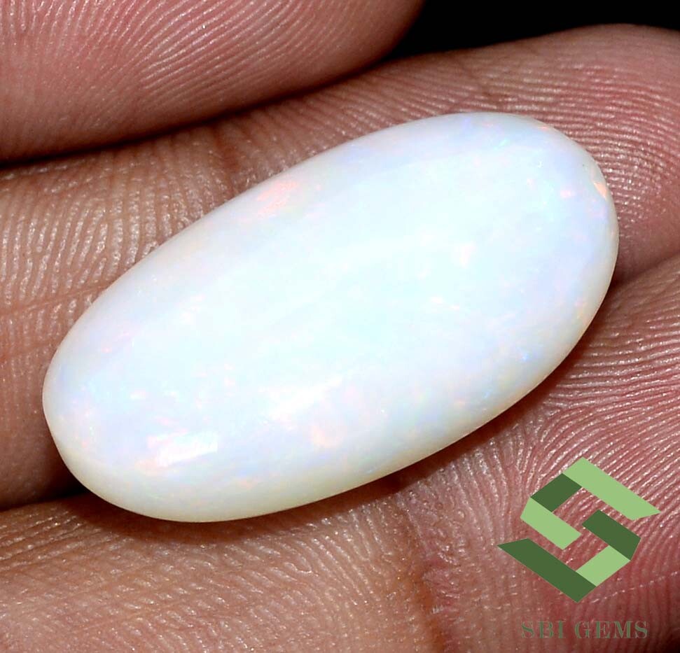 27×17 mm Natural Ethiopian Opal Oval Cabochon 22.50 CTS Multi Fire Loose Gems