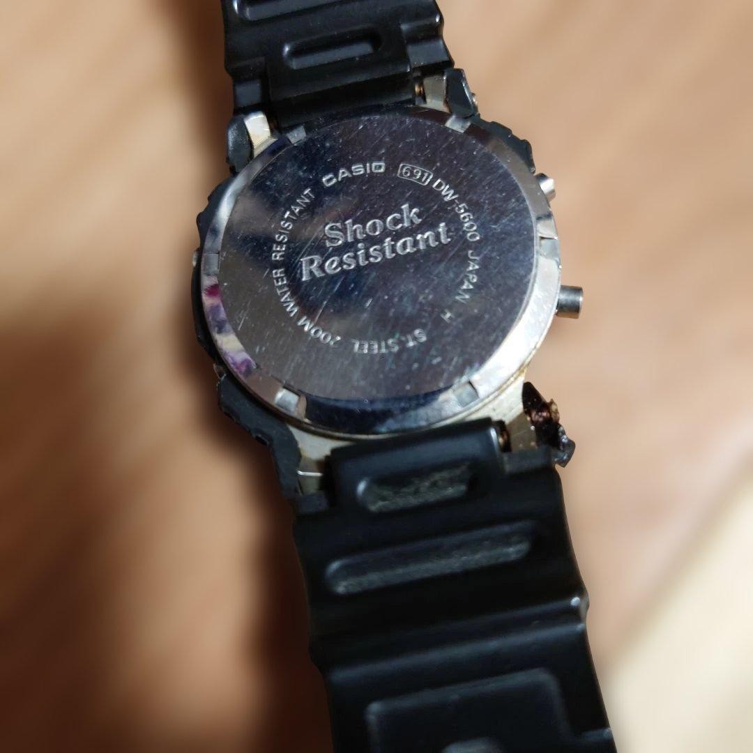 036 dw 5600 691 CASIO Digital Watch Black No.gs3541