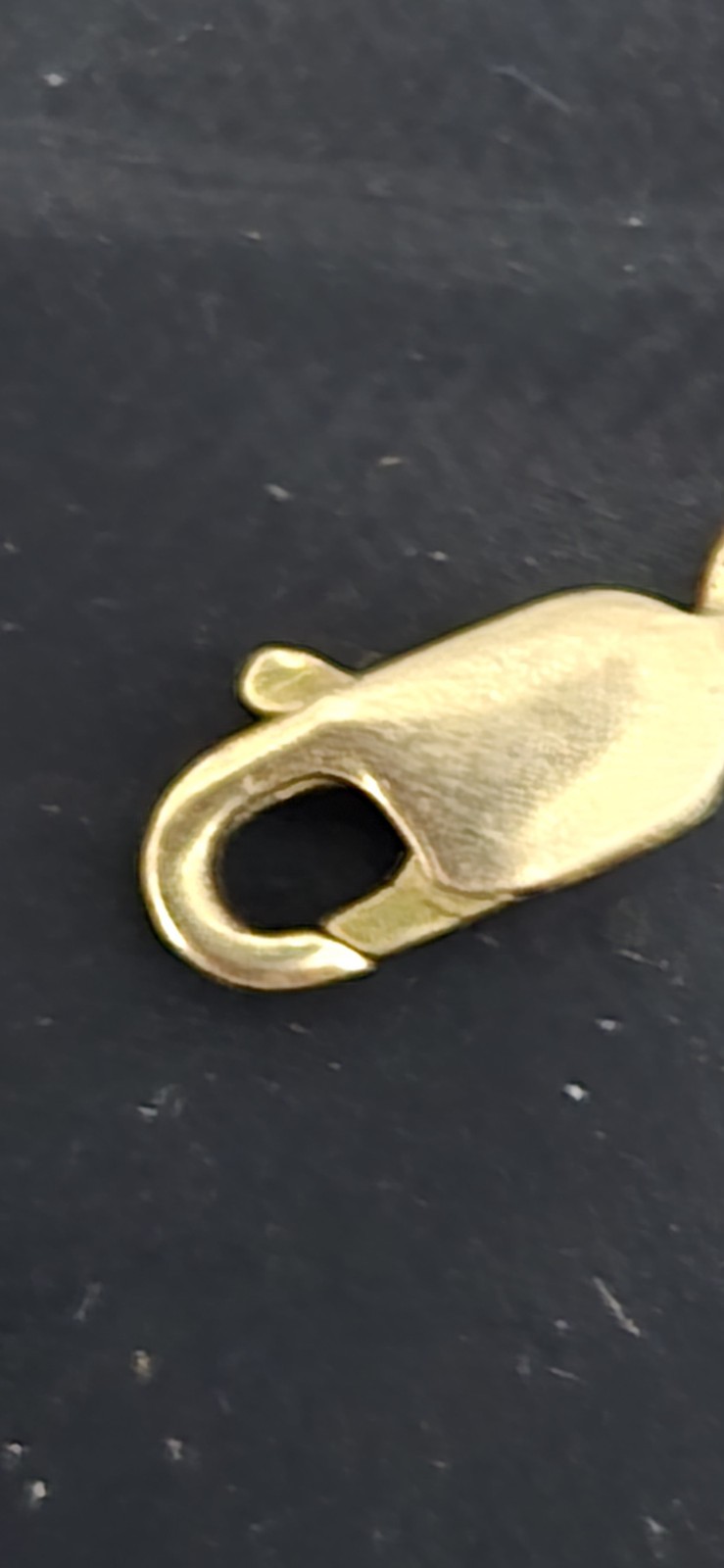 a vintage 14k Italian yellow gold figaro link bracelet 585