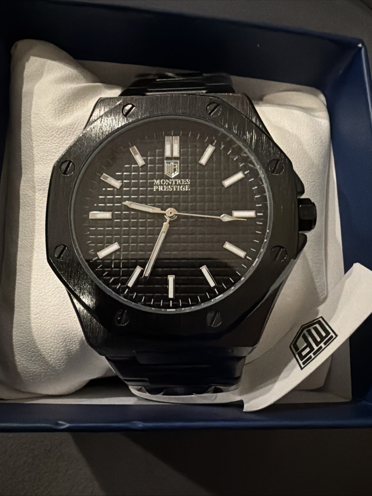 Montres Prestige Men’s Watch – 44mm, Black (MPW-0250)