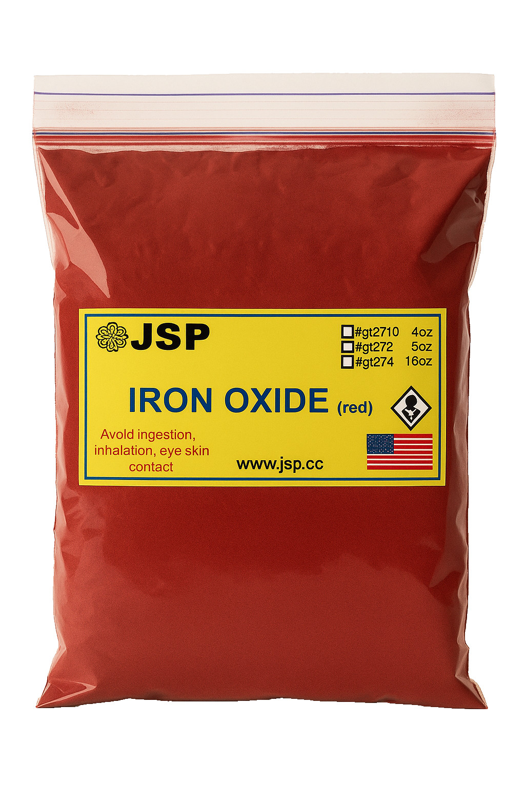 Ferric Oxide Red Iron Polishing Compound Fe₂O₃ Fine Powder Jeweler’s Rouge 1LB