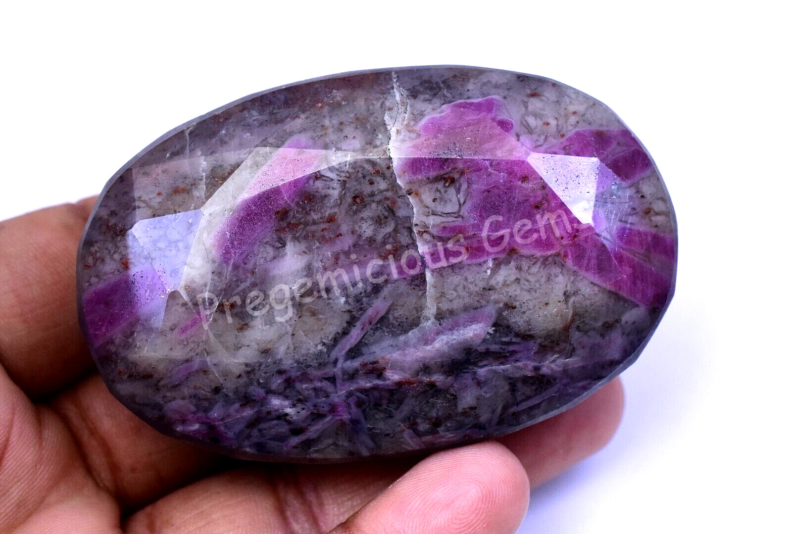 Natural HUGE Red Ruby 465.00 Ct Oval Certified Untreated Earth-Mined Gemstone