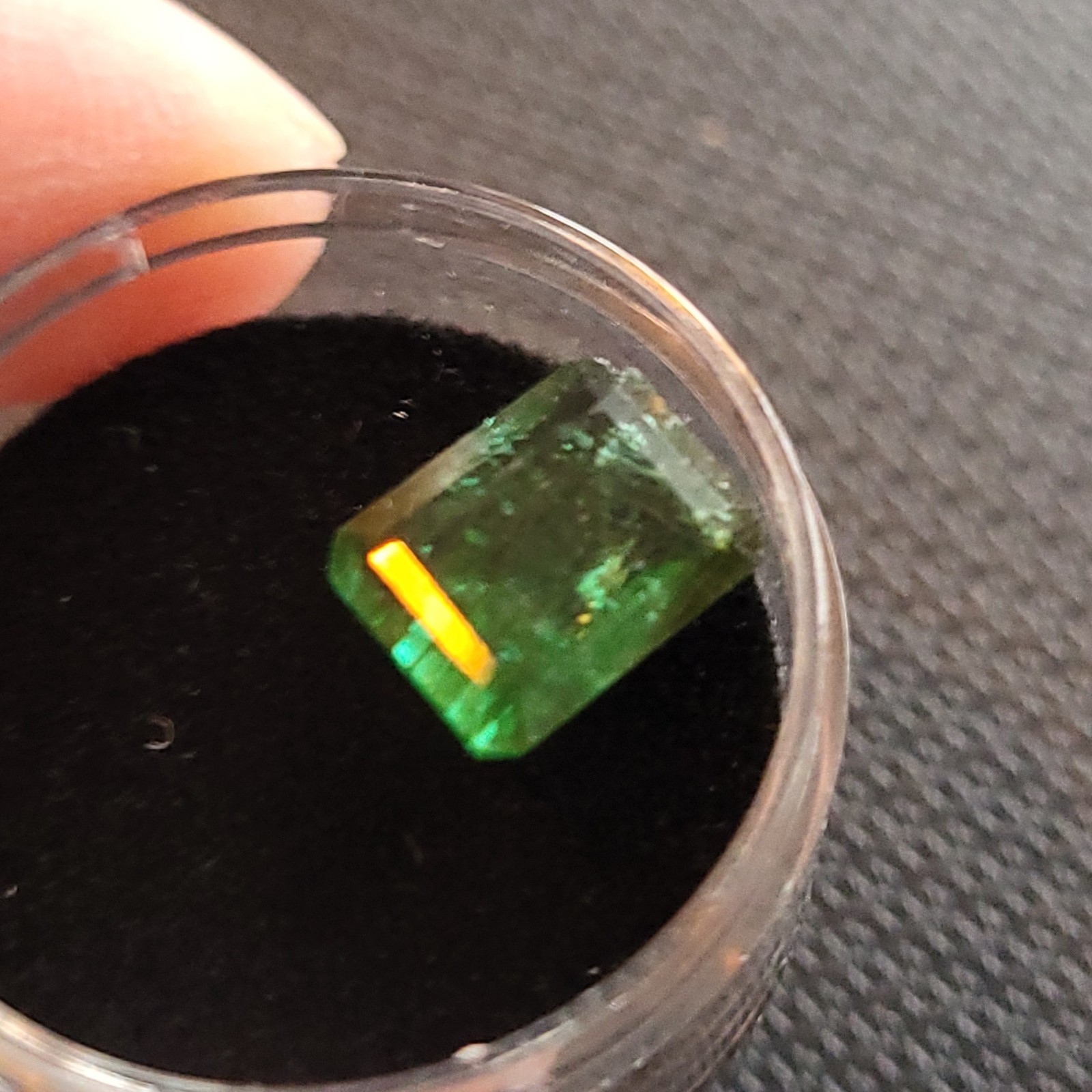 Stunning Natural Untreated Certified Ideal Dark Green Zambian Emerald 4.10ct