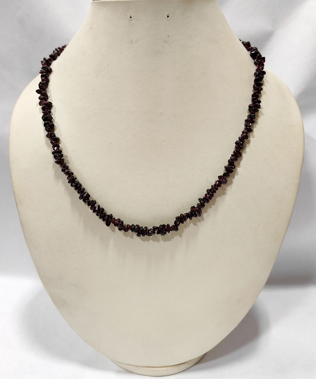 Natural Garnet Chip Necklace, Garnet Nuggets Jewelry Mix Size Chips Wholesale