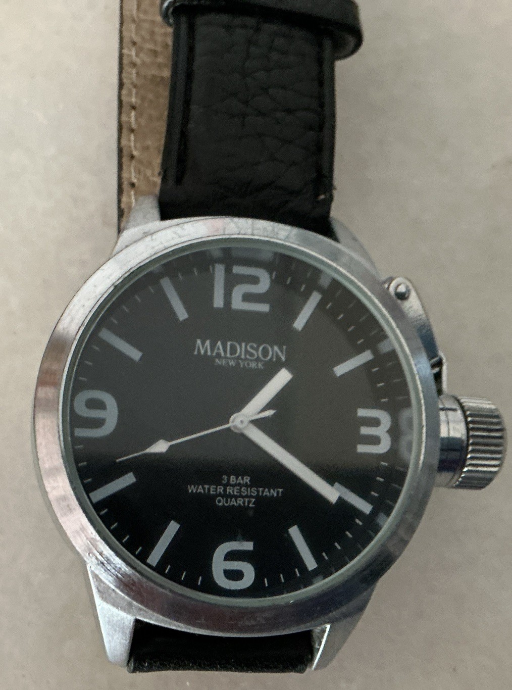 2 quartz watches needing a battery. 1) Lacoste . Good condition. 2) ￼Madison