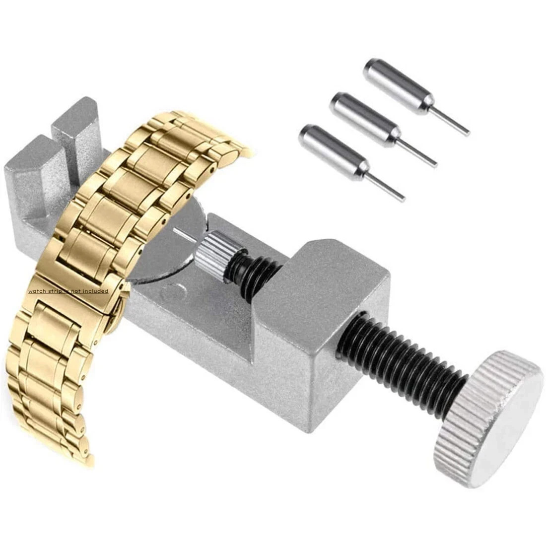 360pcs Watch PINS SPRING BARS Band Strap Link 8-25mm Repair Kit Stainless Steel