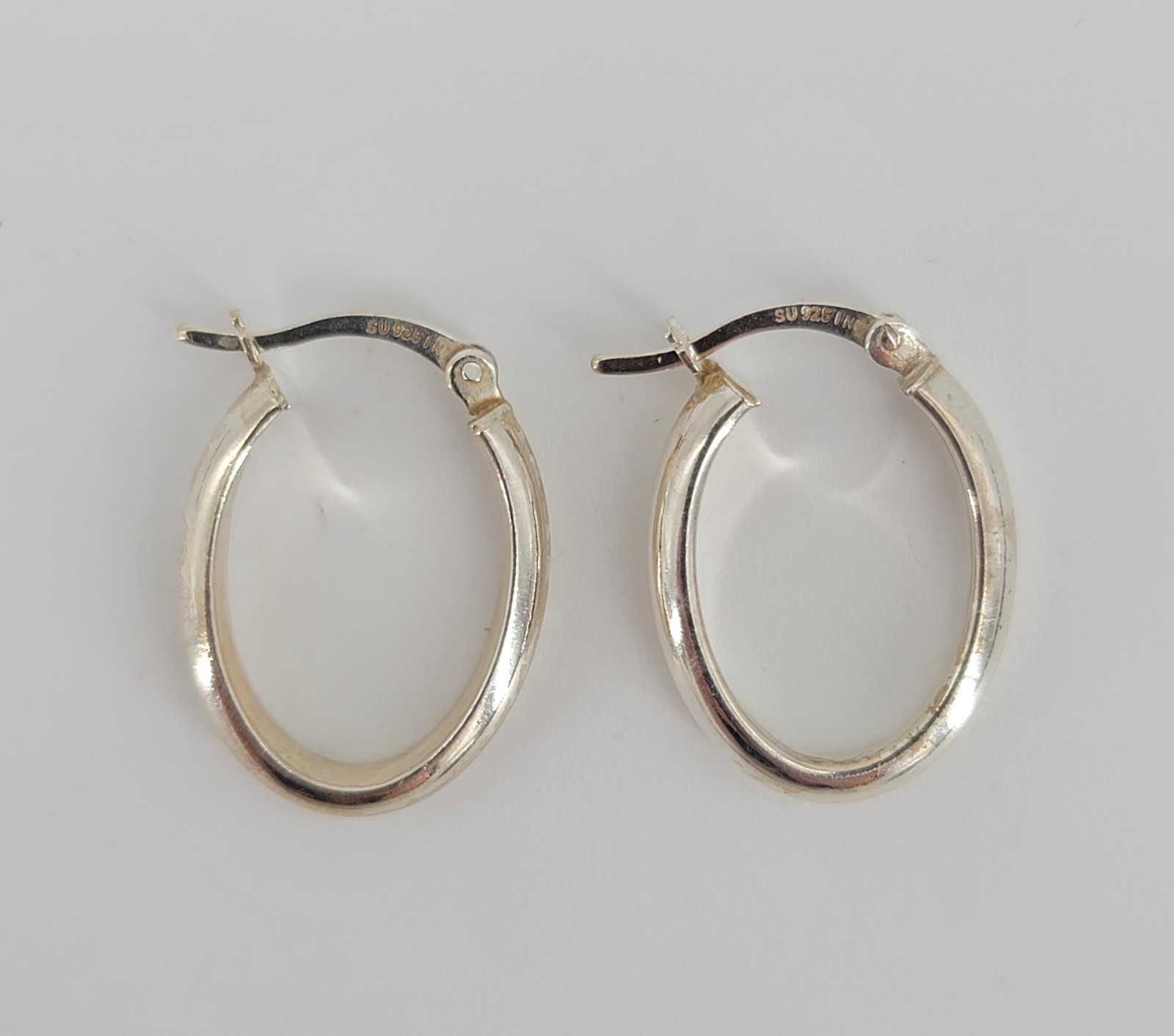 Sterling Silver Lot of 4 Pairs of Pierced Earrings Marked 925 or Sterling