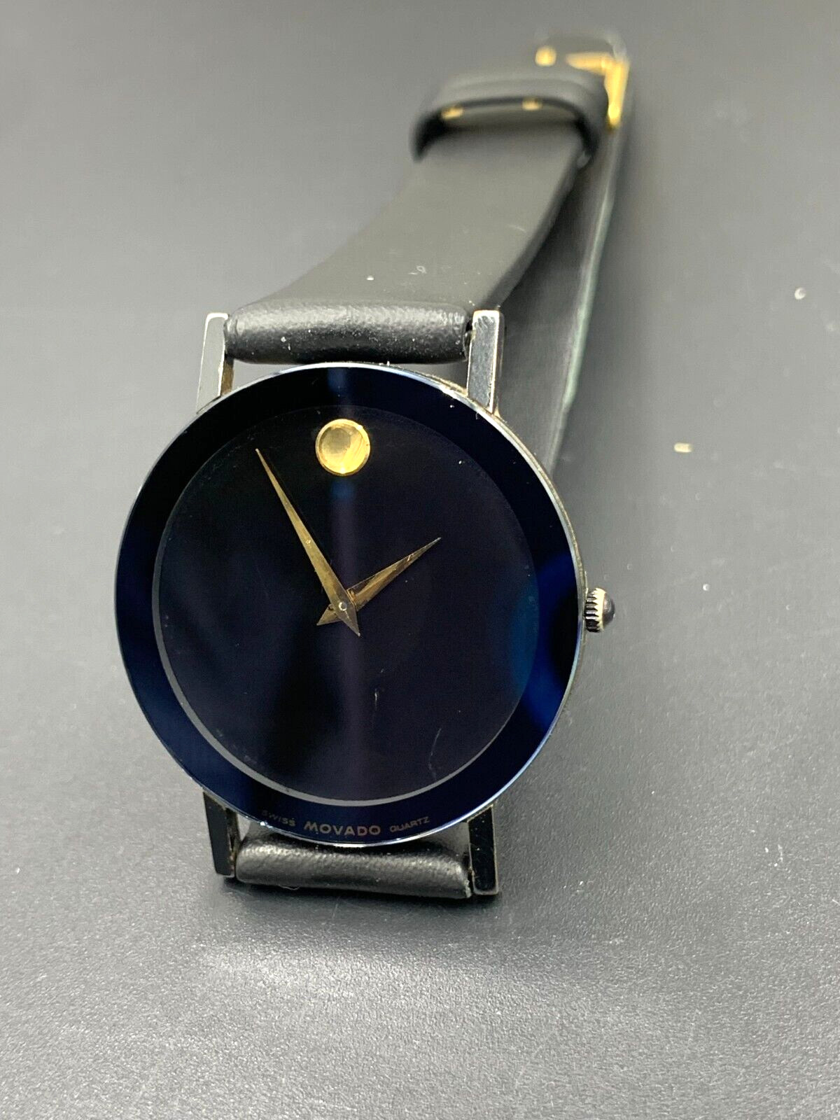 Movado watch Ultra-Thin Museum 8740.882 N 31mm working warranty 1980’s Vintage