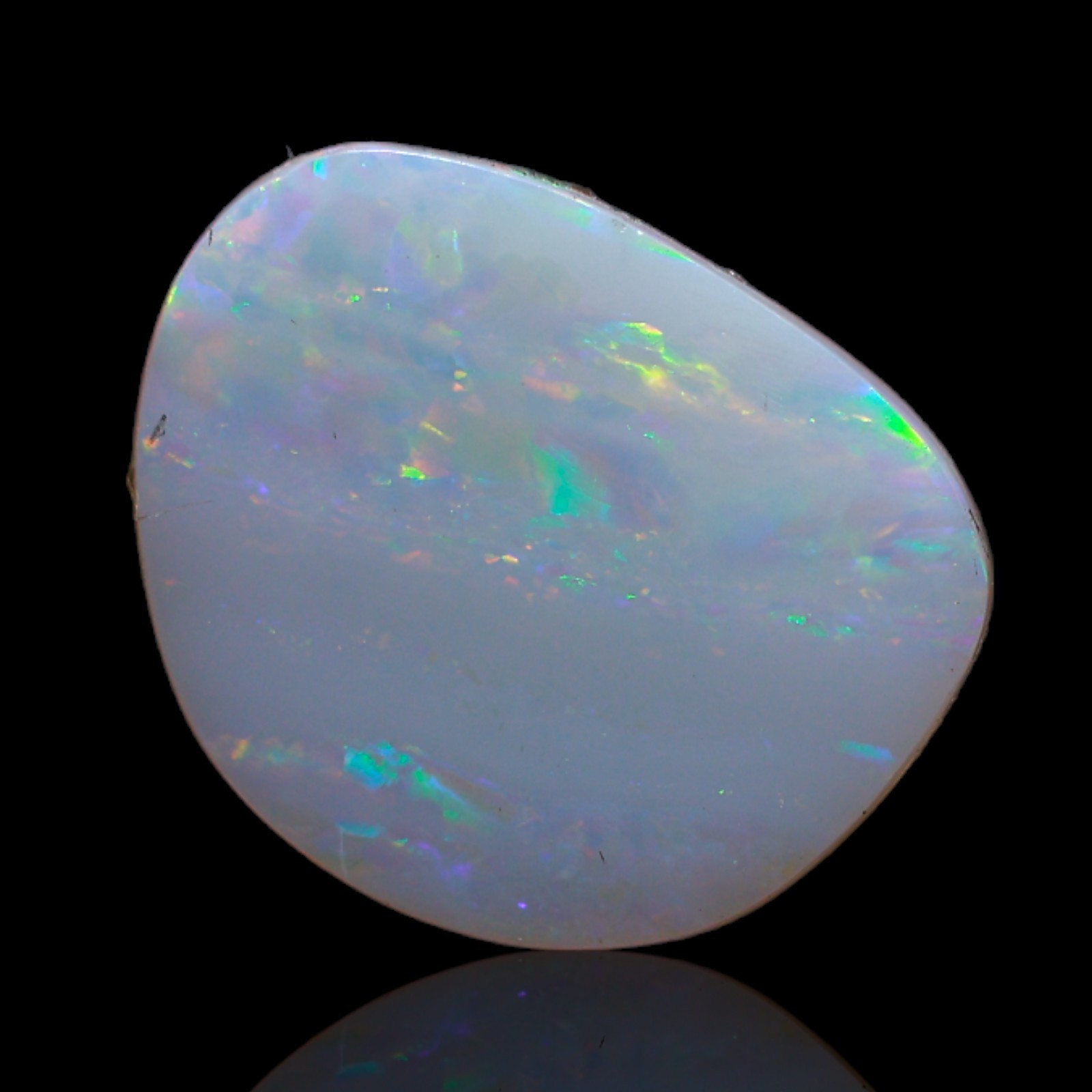 2.50 Cts Natural Australian Fire Opal Spiritual Cabochon Gemstone 13x11x3 mm
