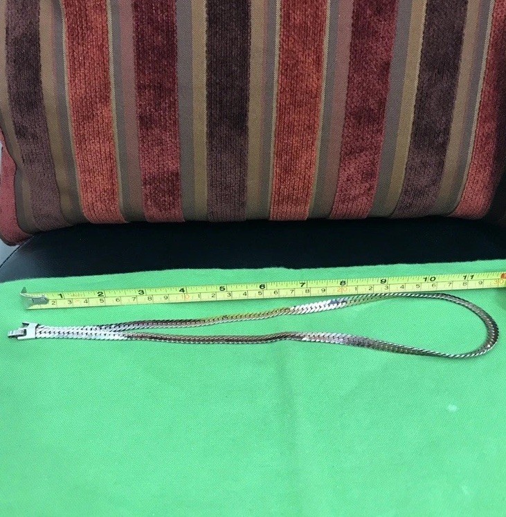 Solid Gold Filled Chain Necklace 35.2 Grams.