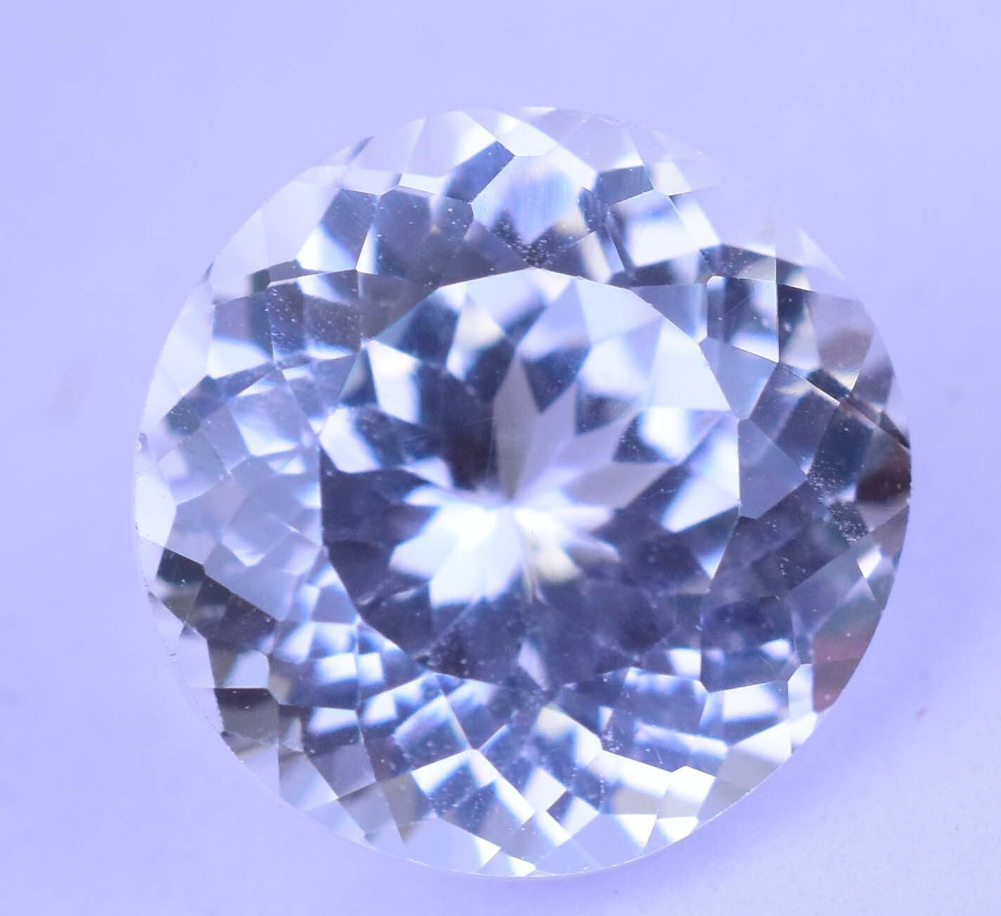 Natural 8.20 Ct White Montana Sapphire Round Cut Certified Rare Loose Gemstone