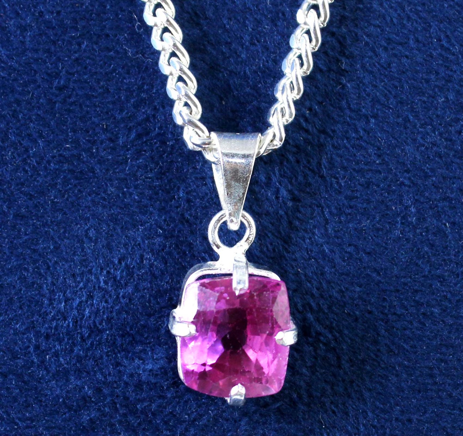 13.20 Ct Natural Cushion Cut Pink Morganite Gemstone Certified Pendant See Video
