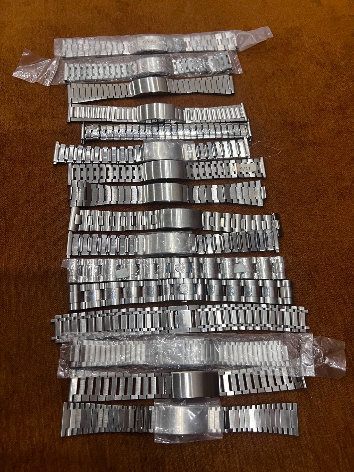 Lot of 30+ Stainless Steel Watch Bracelets 15mm to 22mm Sizes replacement