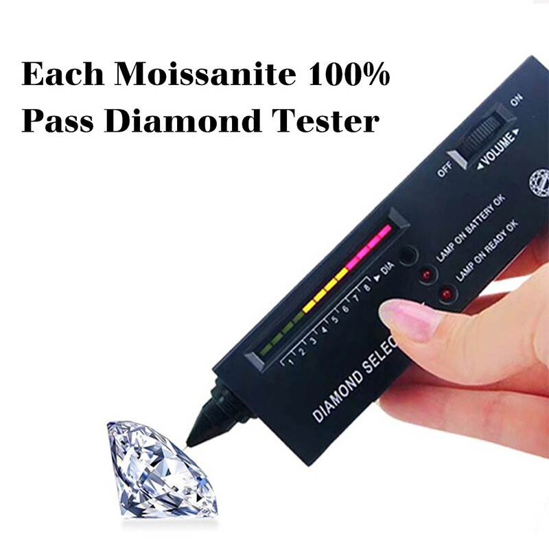 1.0Carat 0.7~3.0 SMALL SIZE MOISSANITE D Color Diamond Test Positive For Jewelry