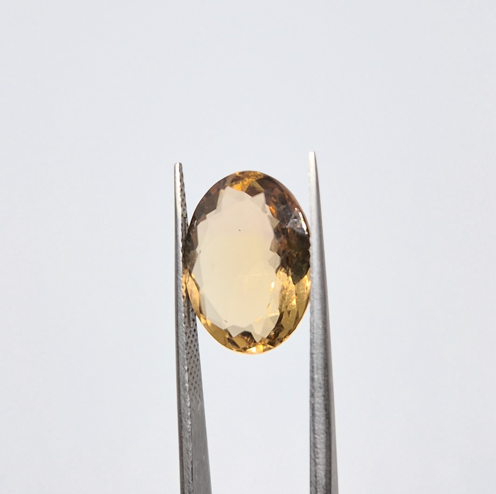 8.60ct Natural Imperial Topaz Loose Gemstone Oval Cut For Making Jewellery