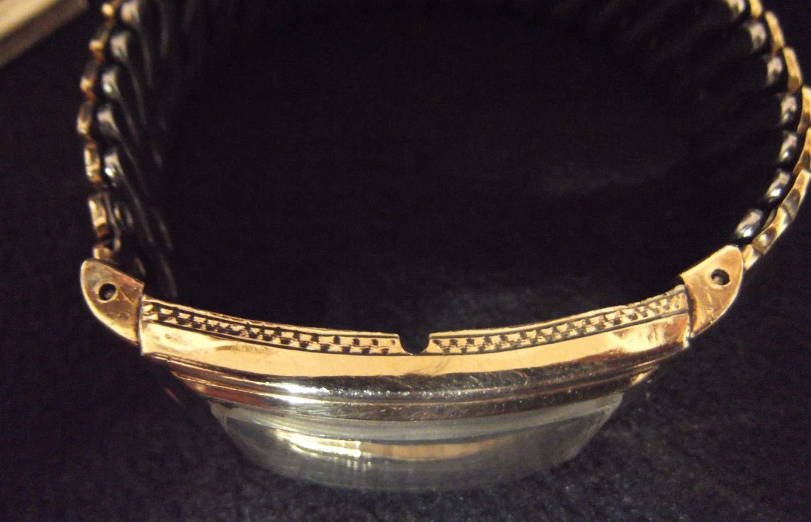 VINTAGE ART DECO BROADWAY CURVED MEN’S WATCH 1OK G/F BAND MANUAL WIND