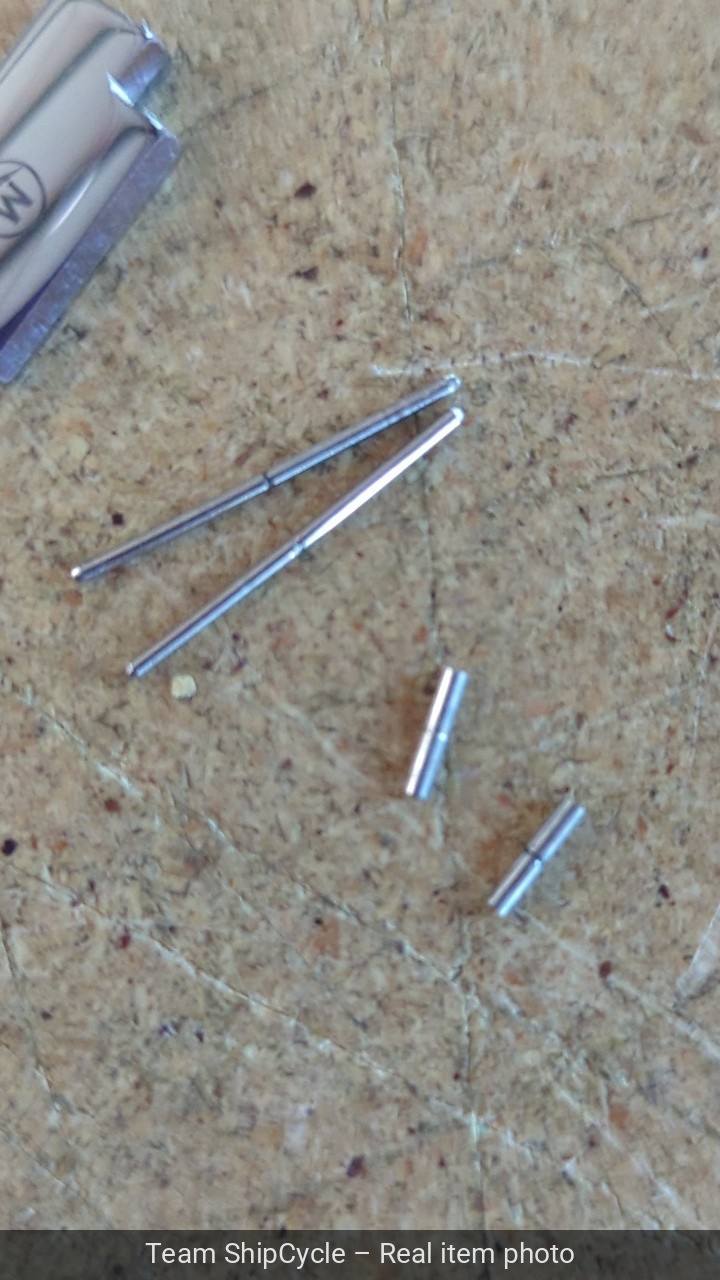 Movado Fiero Tungsten End Links Pins For Clasp Watch Model 0605619 89C6 G2U