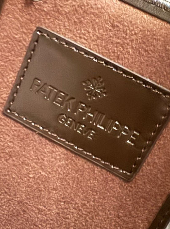 Patek Philippe Watch Travel Leather Pouch Case Holder Box Genuine Authentic