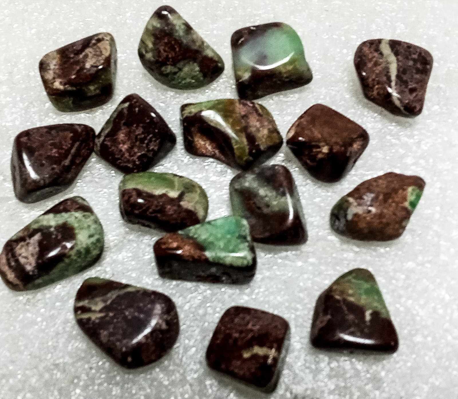 Confusionite Lot Of 16 Polished Beads W/Holes Loose Gemstones 1″ L x ½” D x ¾” W