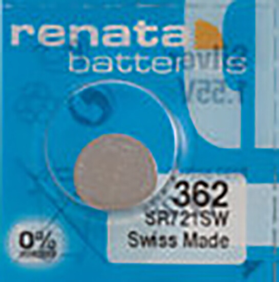 1 x Renata 362 Watch Batteries, SR721SW Battery | Shipped from Canada