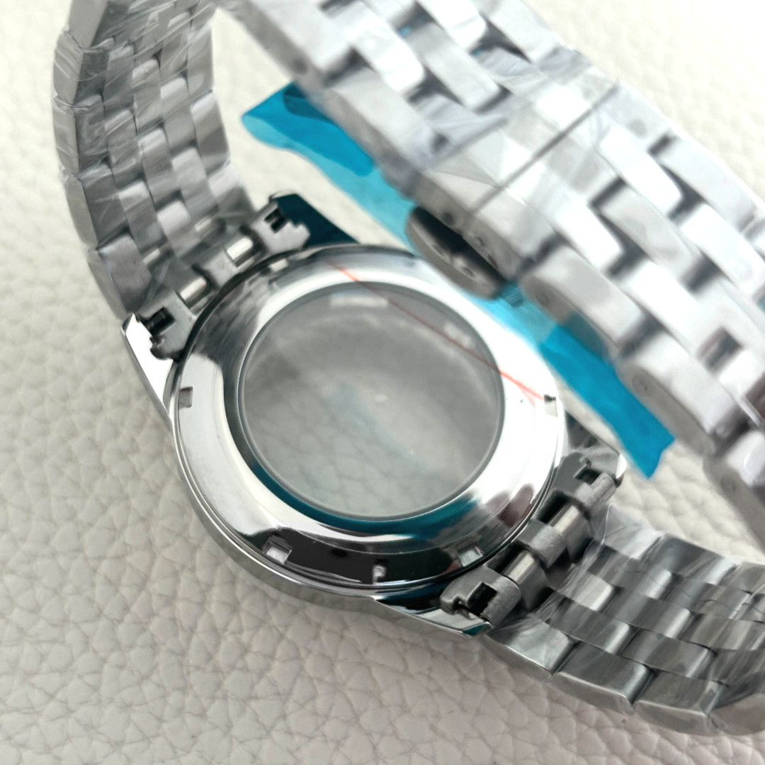 40MM Watch Case and Strap Cocktail Stainless Steel Fit 7S26 NH35 NH38 Movement