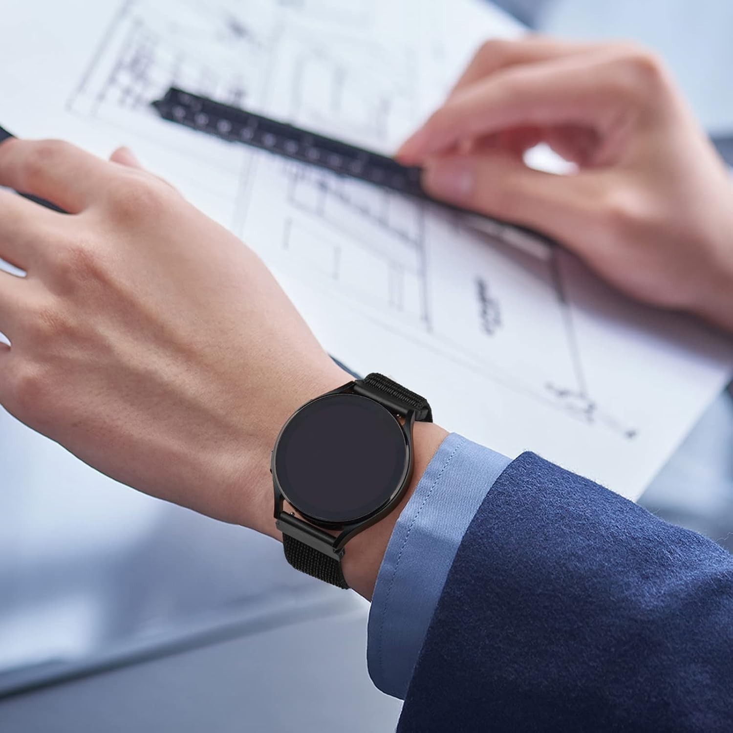 Lightweight Nylon Quick Release Watch Band, Stylish Adjustable Strap 20mm