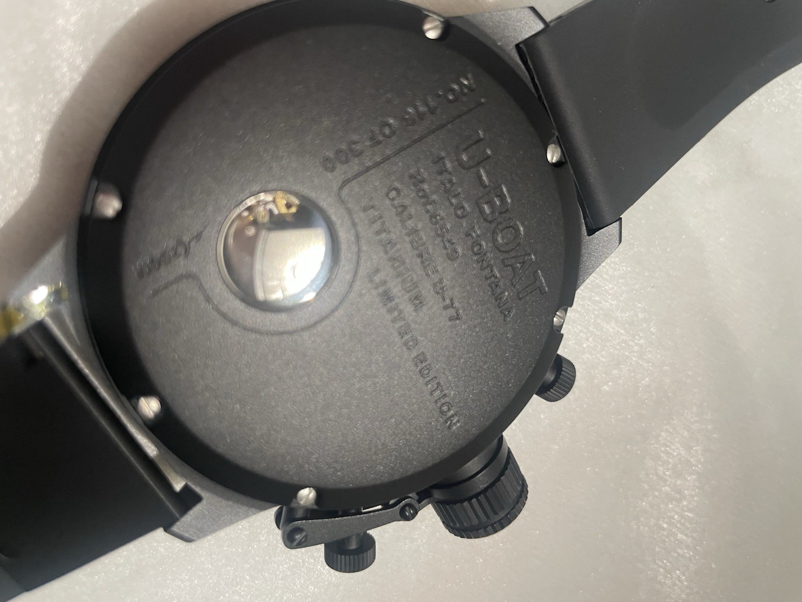 Limited Edition U-Boat Classico Titanium Chrono ITALO FONTANA Model No.6549-53MM