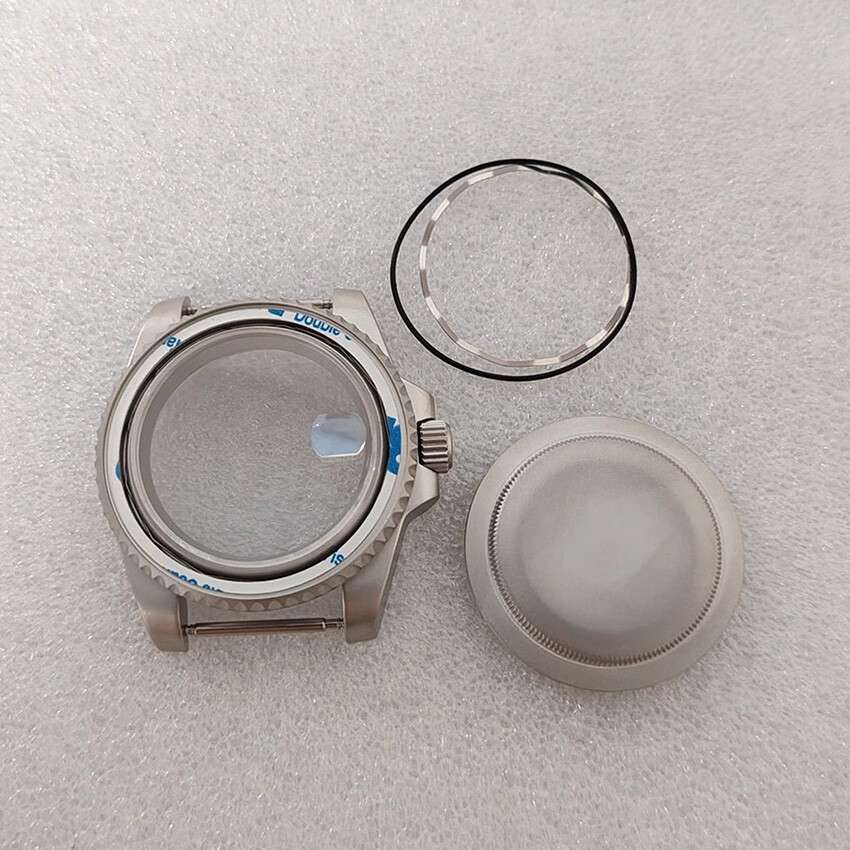 SUB Silver Brushed Case 40MM Stainless Steel Sapphire for NH35/NH36 Movement