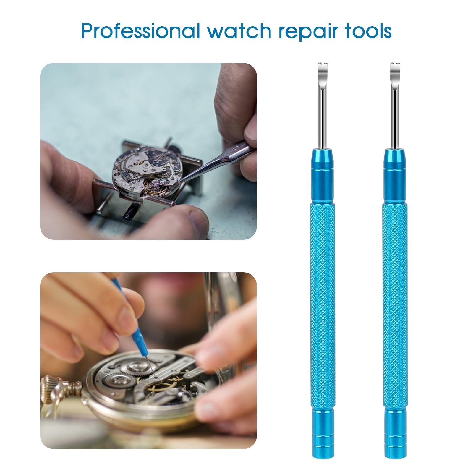 2 Pcs Watch Hands Remover Watch Hand Levers for Watchmakers Repair Tools