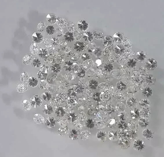 Loose Lab-Grown CVD Diamond LOT 2.50 MM D Color IF CLARITY 17 PCS Certified