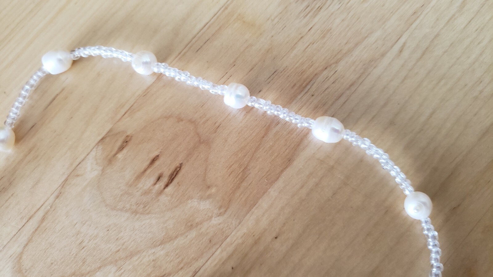 Genuine PEARL Necklace , 18″ , HAND CRAFTED in USA