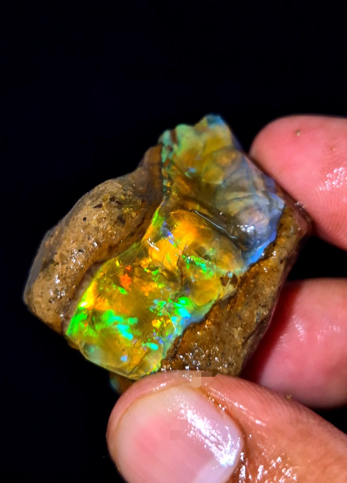 Natural Ethiopian Fire Opal Rough Luxury Fire Opal Rough Top Grade Fire Opal,