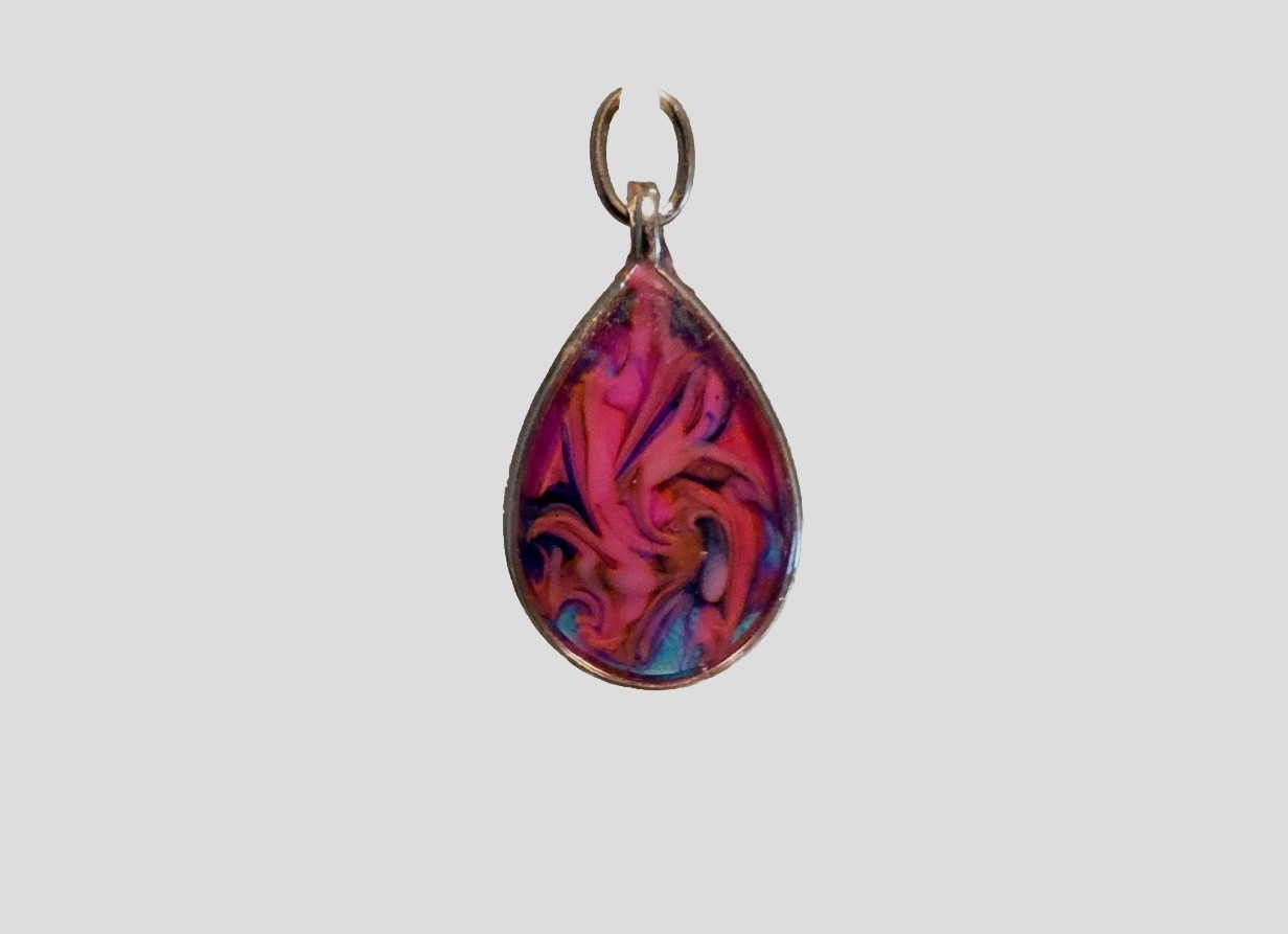 Handmade epoxy resin Necklace