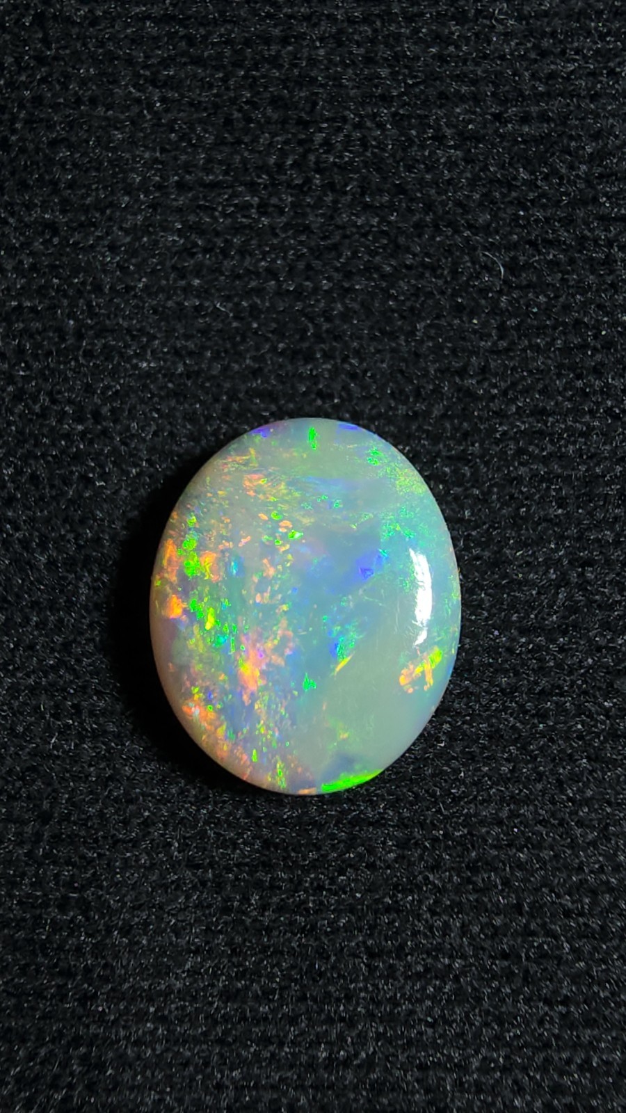 Australian Lightning Ridge 0.90ct Rainbow Crystal Nobby Opal