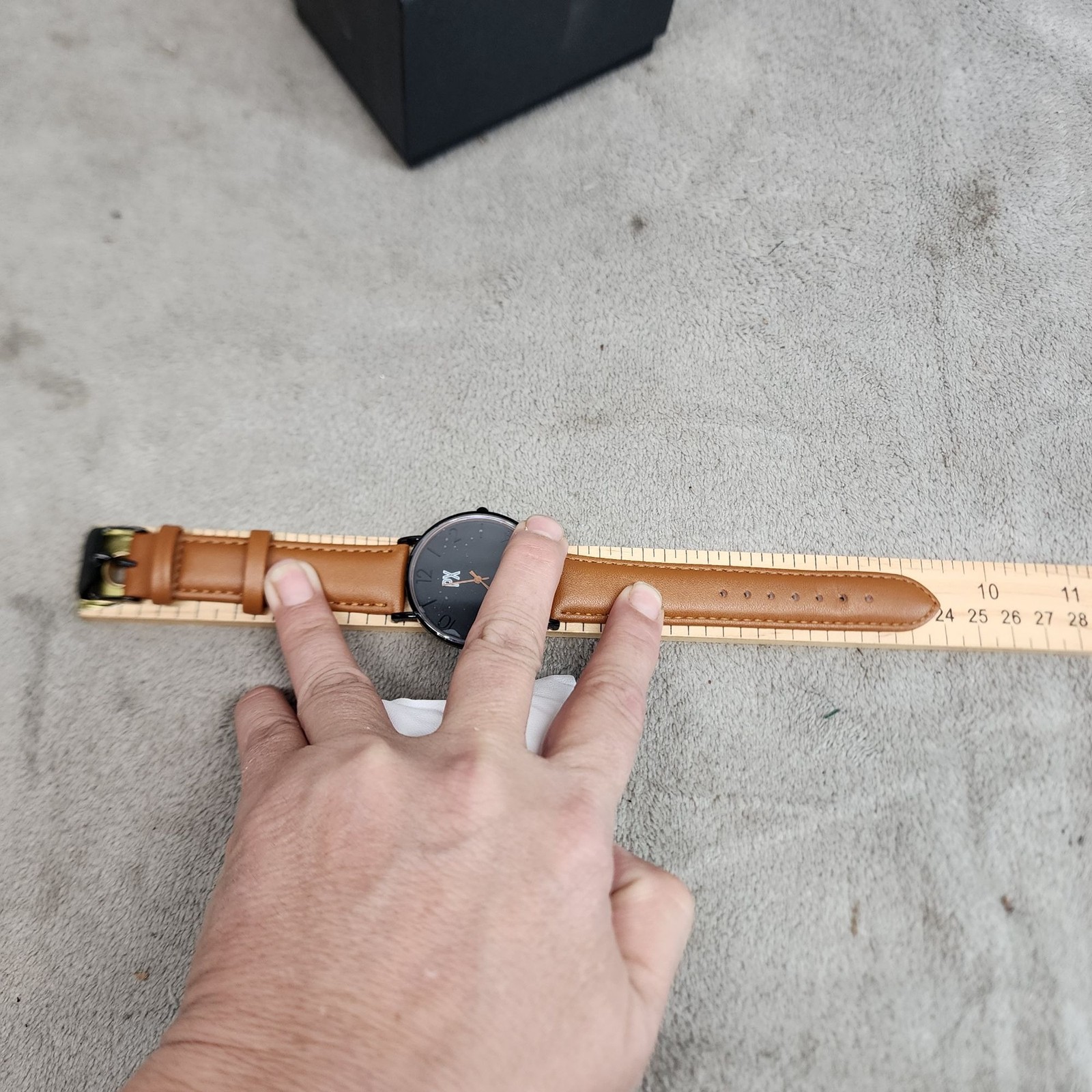 PX Watch Mens One Size Keith Brown Leather Strap *NWT*